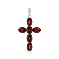 Pendentif en argent et Grenat du Mozambique