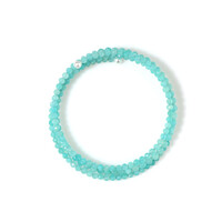 Bracelet en acier et Amazonite (Riya)
