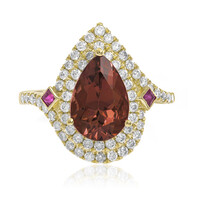 Bague en or et Tourmaline néon du Congo (CIRARI)