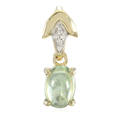 Pendentif en or et Tourmaline Paraiba du Brésil