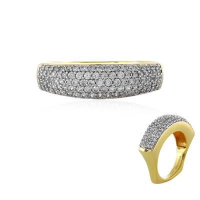 Bague en argent et Zircon (MONOSONO COLLECTION)
