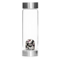 Bouteille bien-être &quot;Guardian&quot; - tourmaline noire, améthyste,et quartz blanc  (VitaJuwel)