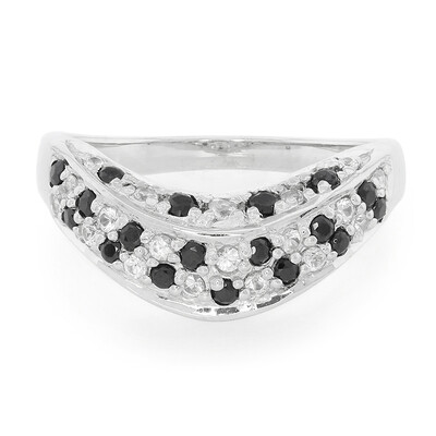 Bague en argent et Saphir blanc