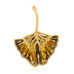 Pendentif en argent et Ambre baltique