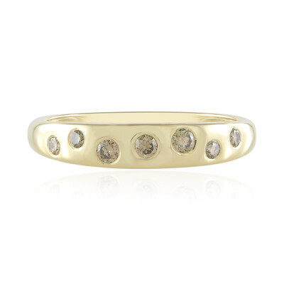 Bague en or et Diamant champagne SI1