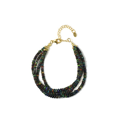 Bracelet en argent et Opale Mezezo