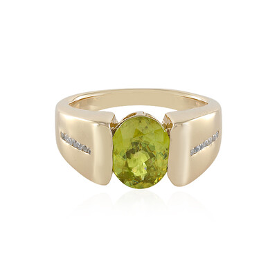 Bague en or et Sphène