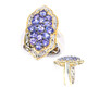 Bague en argent et Tanzanite (Gems en Vogue)