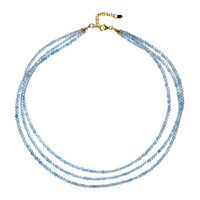 Collier en argent et Aigue-marine