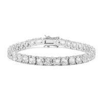 Bracelet en argent et Topaze blanche