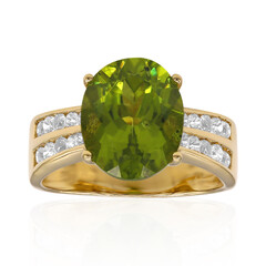 Bague en argent et Péridot