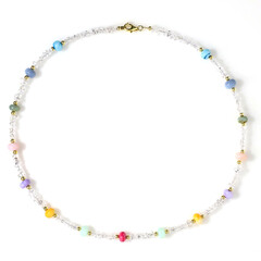 Collier en argent et Opale d’Éthiopie (Riya)