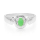 Bague pour homme en argent et Chrysoprase impériale