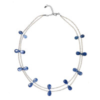 Collier en argent et Kyanite
