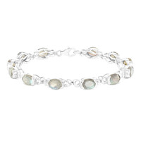 Bracelet en argent et Labradorite