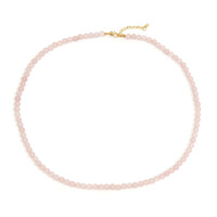 Collier en argent et Quartz rose