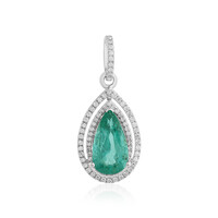Pendentif en or et Emeraude de Zambie