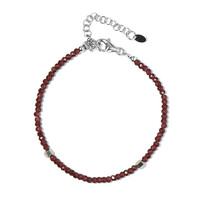 Bracelet en argent et Hématite argentée