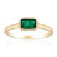 Bague en or et Emeraude de Zambie