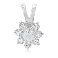 Pendentif en argent et Béryl de l'Himalaya