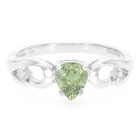 Bague en argent et Tourmaline Paraïba