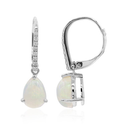 Boucles d'oreilles en or et Opale Welo AAA