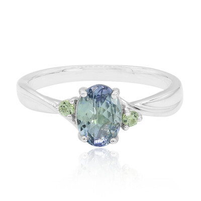 Bague en or et Tanzanite caméléon