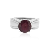 Bague en argent et Rubis