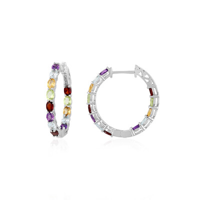 Boucles d'oreilles en argent et Améthyste de Zambie