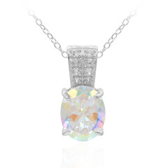 Collier en argent et Topaze Rayon de Lune