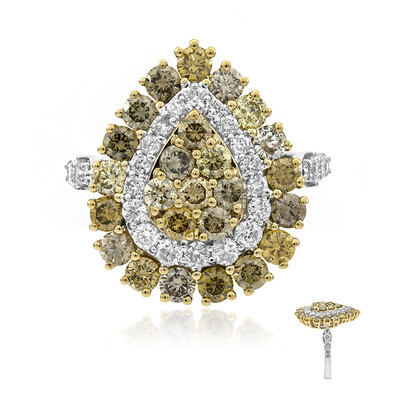 Bague en or et Diamant fancy SI2 (CIRARI)