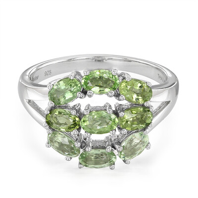 Bague en argent et Tourmaline Paraïba