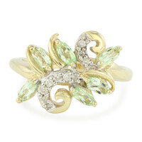 Bague en or et Tourmaline Paraiba du Brésil