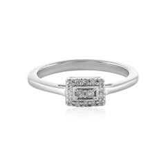 Bague en argent et Diamant I1 couleur (I)