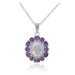 Collier en argent et Opale Welo