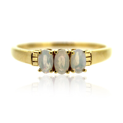 Bague en argent et Opale Welo