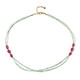 Collier en argent et Rubis