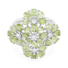 Bague en argent et Tourmaline Paraïba