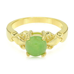 Bague en argent et Chrysoprase impériale
