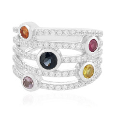 Bague en argent et Saphir