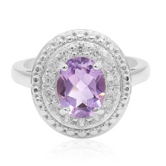 Bague en argent et Améthyste