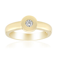 Bague en argent et Diamant SI1 (G)