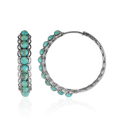 Boucles d'oreilles en argent et Turquoise