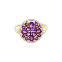 Bague en argent et Améthyste de Zambie