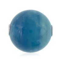 Pendentif en argent et Fluorite