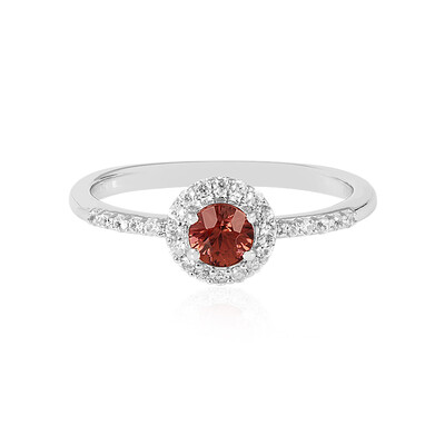 Bague en argent et Zircon rose (MONOSONO COLLECTION)