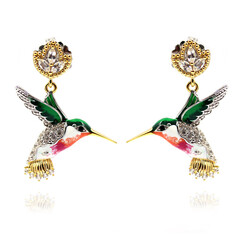 Boucles d'oreilles en argent et Topaze blanche (Dallas Prince Designs)