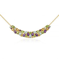 Collier en argent et Topaze bleu ciel
