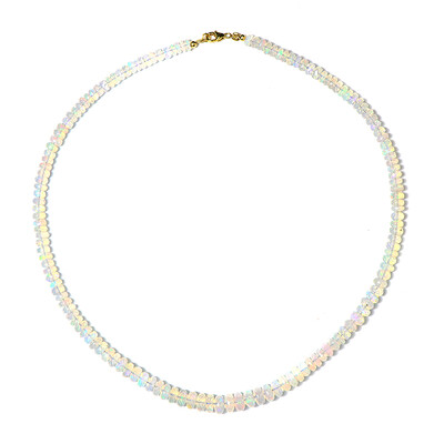 Collier en or et Opale Welo
