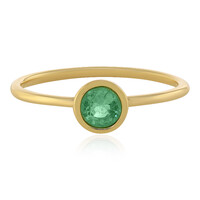 Bague en or et Emeraude d'Ethiopie
